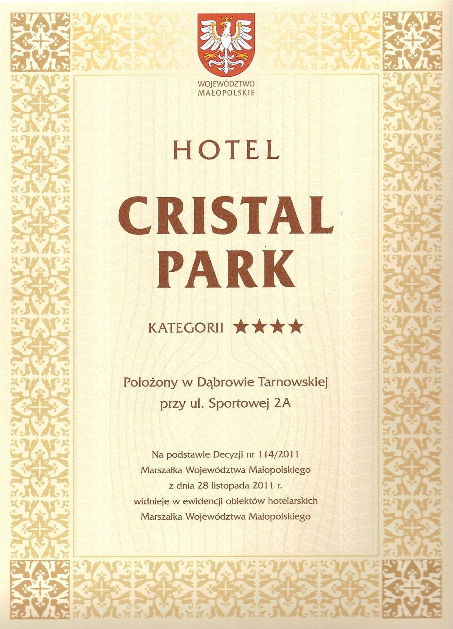 Hotel Cristal Park Dąbrowa Tarnowska Екстериор снимка